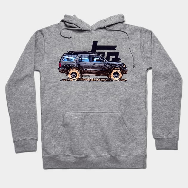 3rd Gen 4Runner TRD - Midnight Hoodie by robert1117